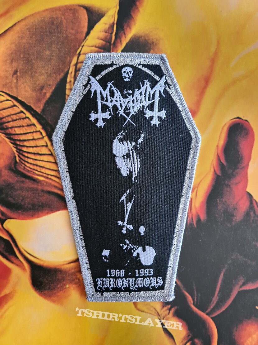 Mayhem Euronymous Coffin patch