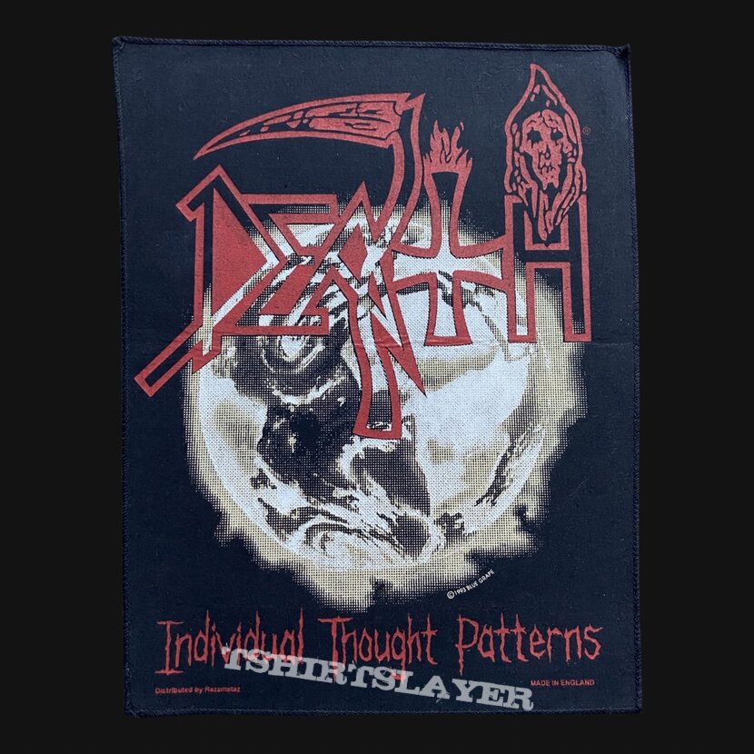 ©1993 Death - Individual Thought Patterns Backpatch V2 