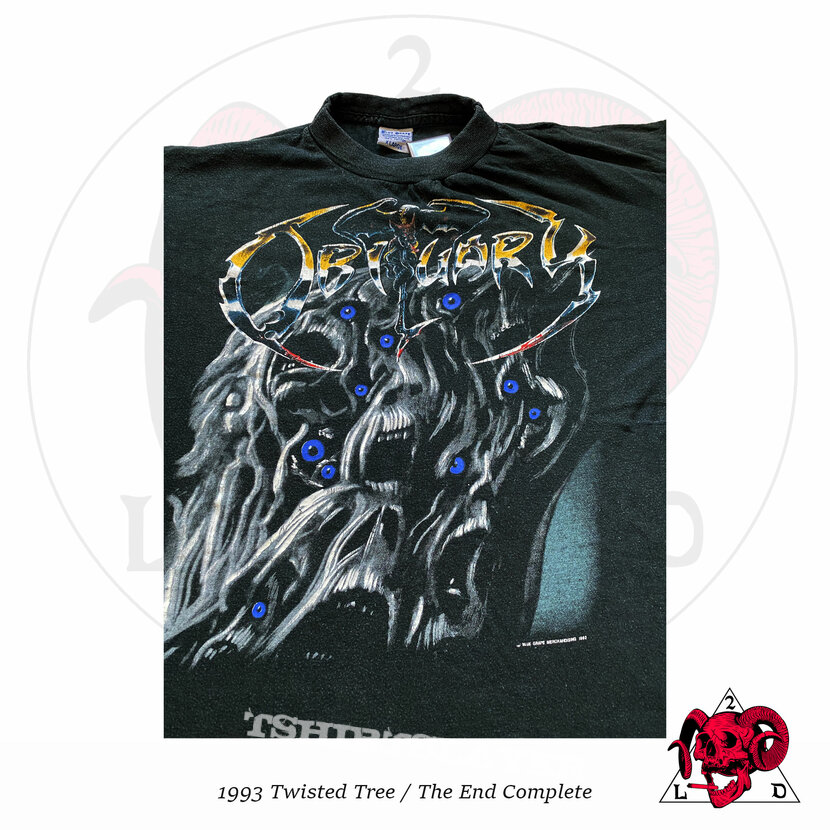 ©1993 Obituary - &quot;Twisted Tree/End Complete&quot; Shirt