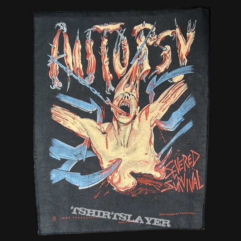 ©1992 Autopsy - Severed Survival Backpatch