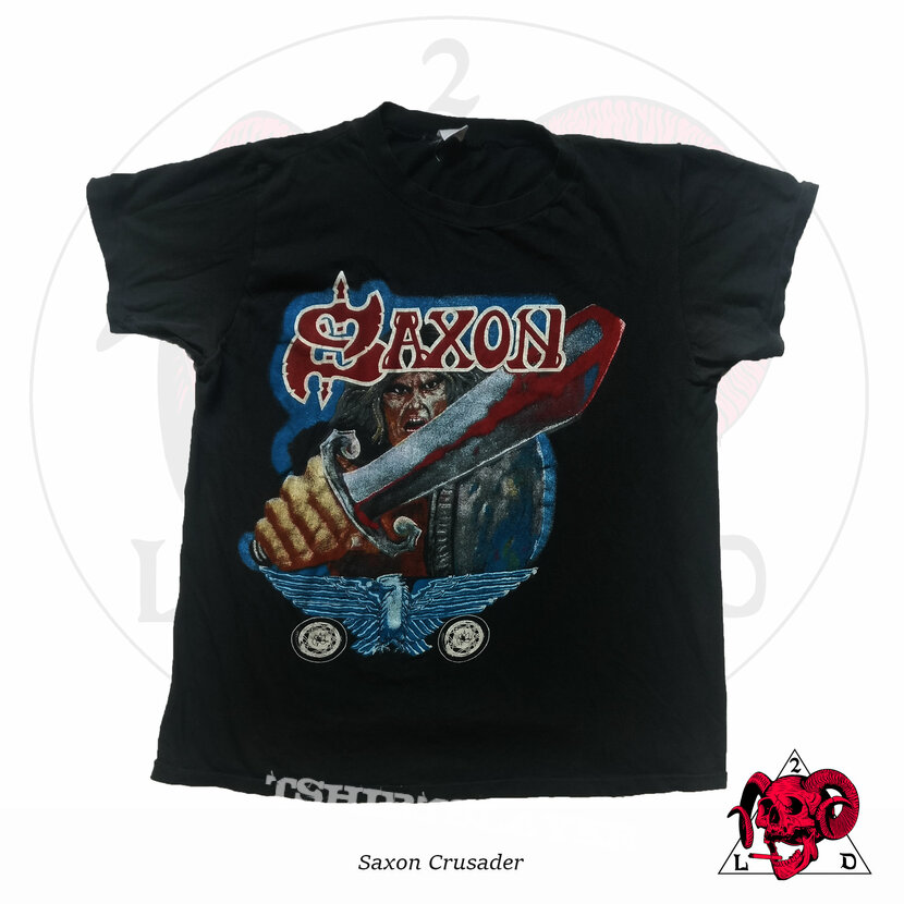 ©1980 Saxon - &quot;Crusader&quot; Shirt