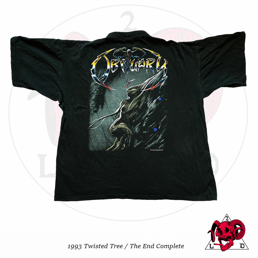 ©1993 Obituary - &quot;Twisted Tree/End Complete&quot; Shirt