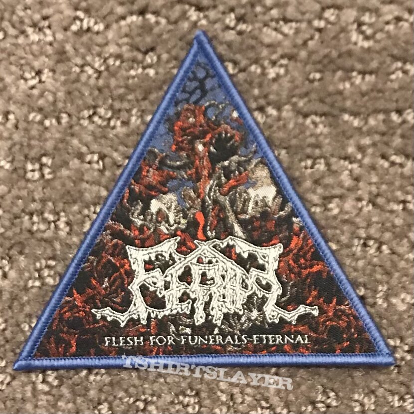 Feral - Flesh for Funerals Eternal triangle shaped patch 