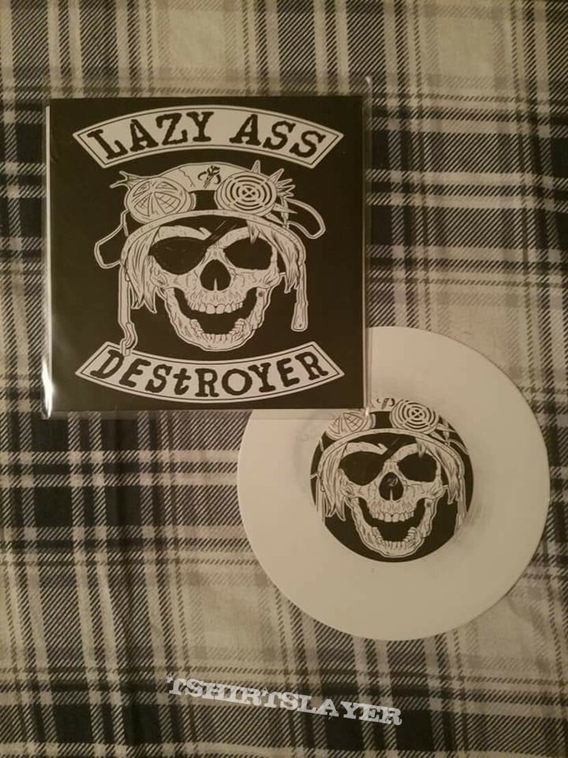 Lazy Ass Destroyer &quot;Watch Out!&quot; Limited Edition 7&quot; White Vinyl 45rpm Single 2016