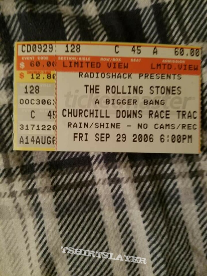 The Rolling Stones &quot;Event Ticket&quot; Live September 29, 2006