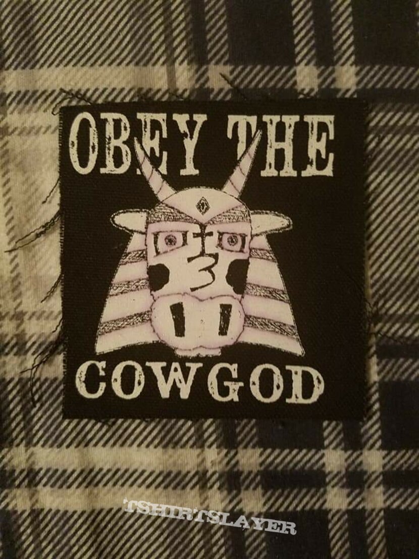 Green Jelly &quot;Obey The Cowgod&quot; patch 2018