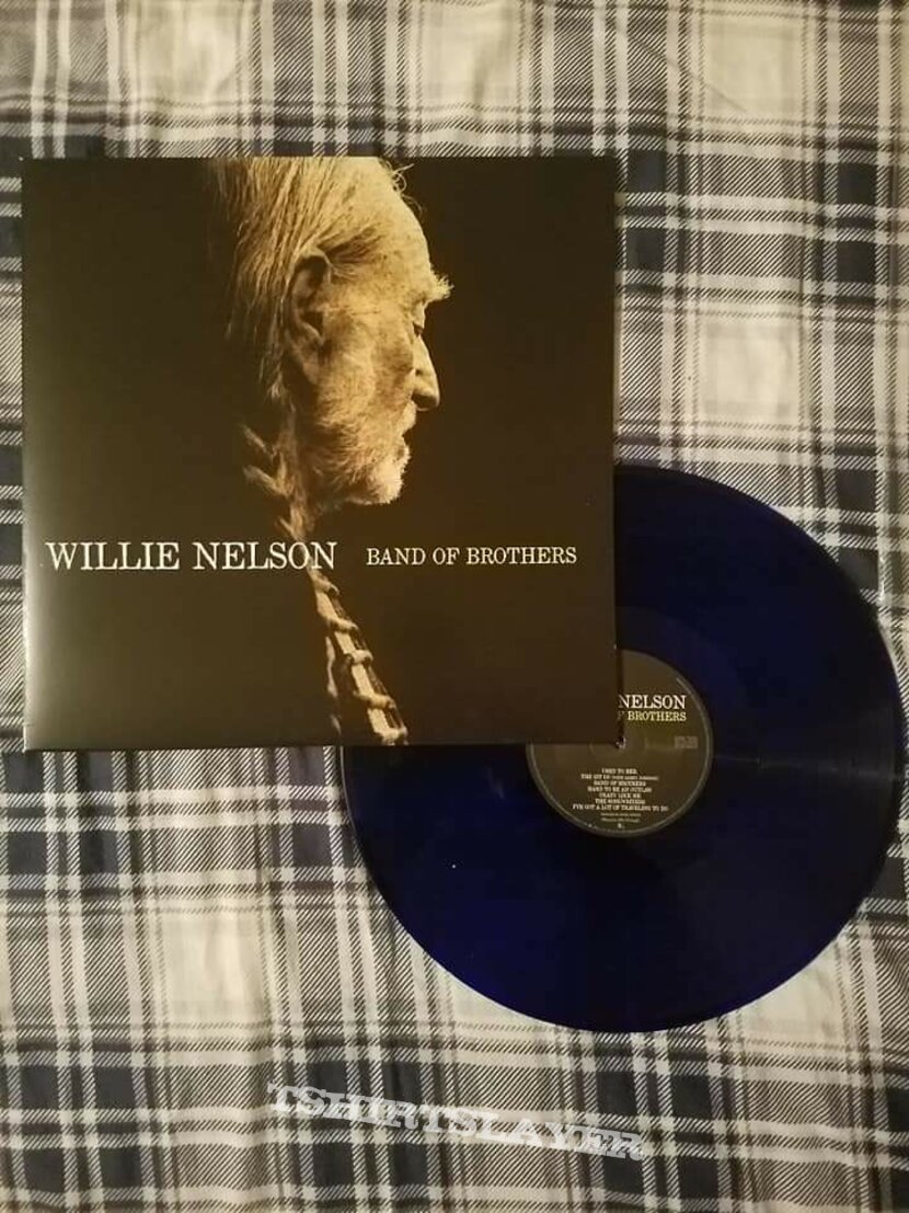 Willie Nelson &quot;Band of Brothers&quot; Limited Numbered Edition Transparent Blue Vinyl 2021