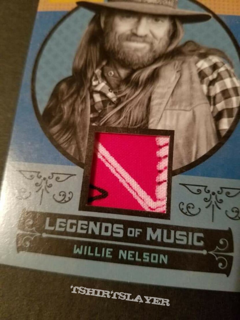 Willie Nelson &quot;Fabric Card&quot; Panini Golden Age #3 2014