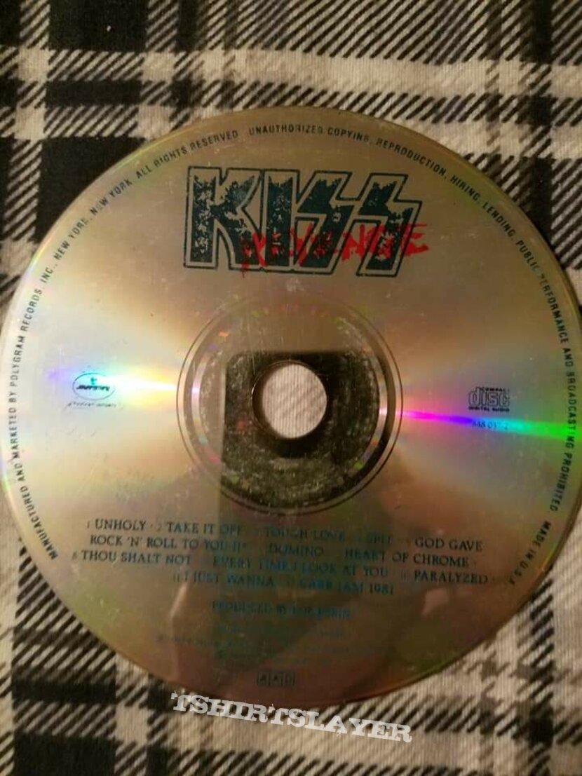 Kiss &quot;Revenge&quot; CD (MISSING CASE) 1992