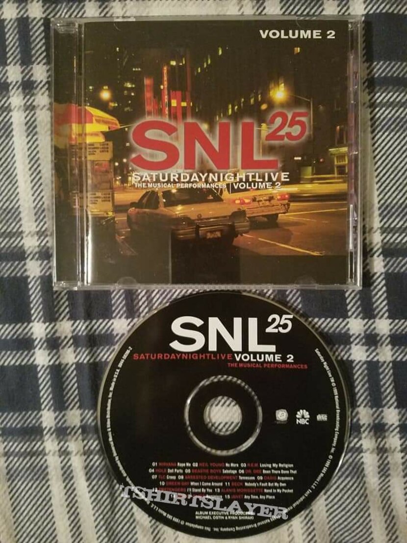 Nirvana Various Artists &quot;Saturday Night Live The Musical Performances Volume 2&quot; CD 1999