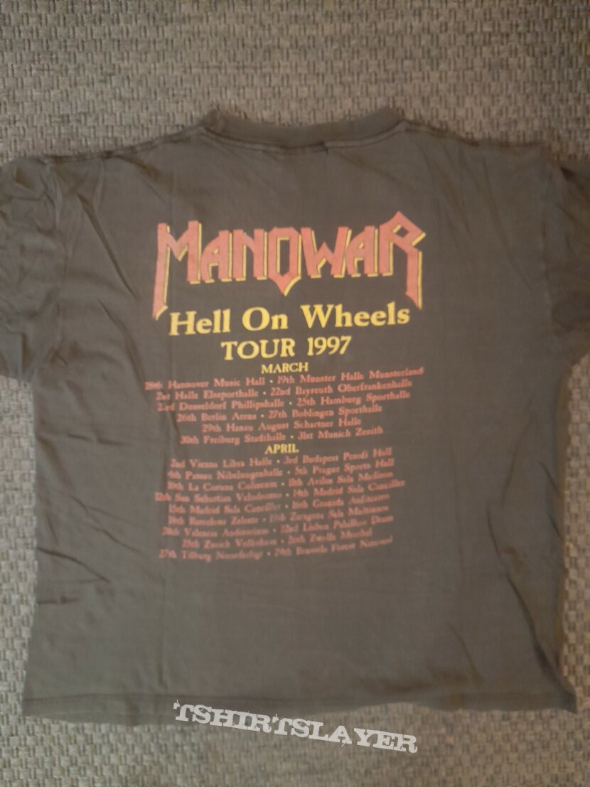 Manowar - Hell On Wheels Tour 1997 T-Shirt