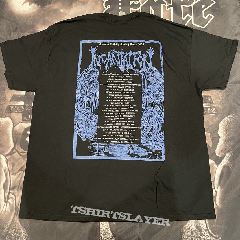 Incantation 2023 tour shirt