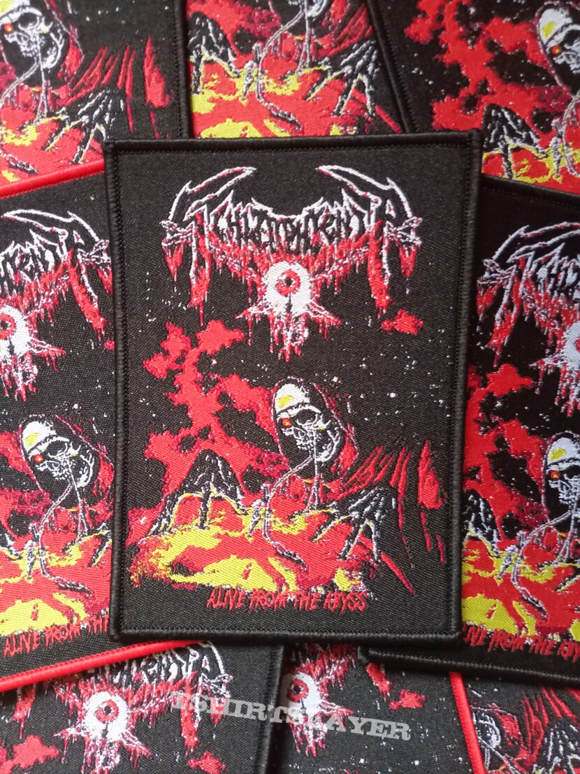 Schizophrenia - Alive From the Abyss woven patch black border