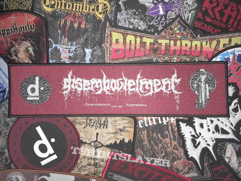 Disembowelment - Transcendence into the Peripheral woven stripe patch