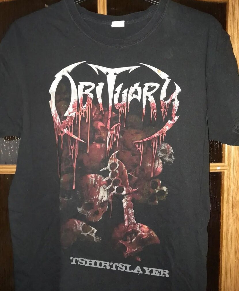 Obituary - Blood Soaked in Europe 2016 tourshirt