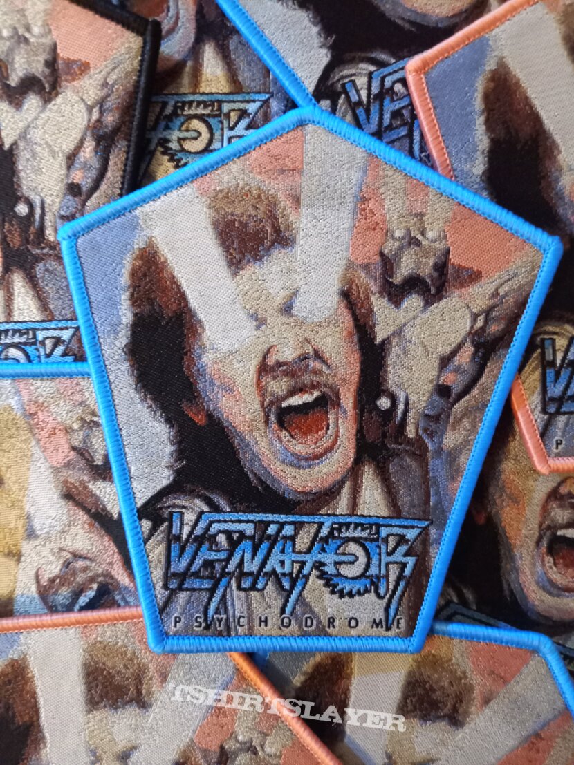 Venatör - Psychodrome woven patch blue border 