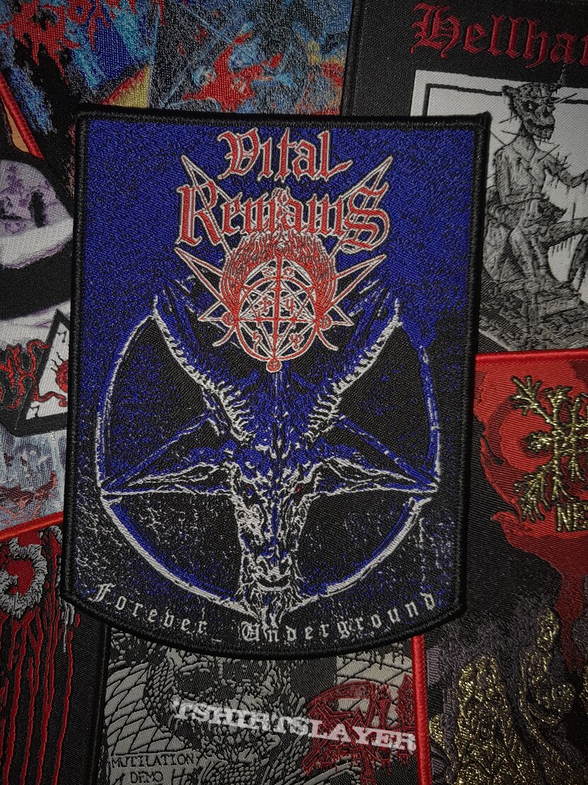 Vital Remains - Forever Underground woven patch