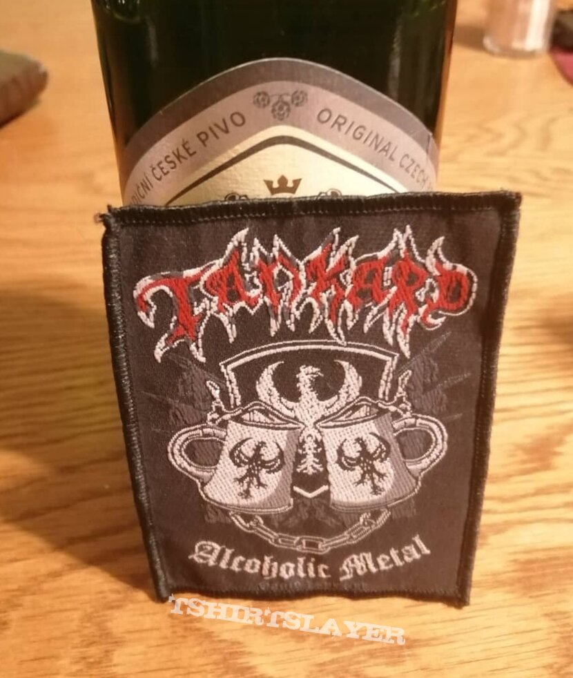 Tankard  - Alcoholic Metal woven patch 