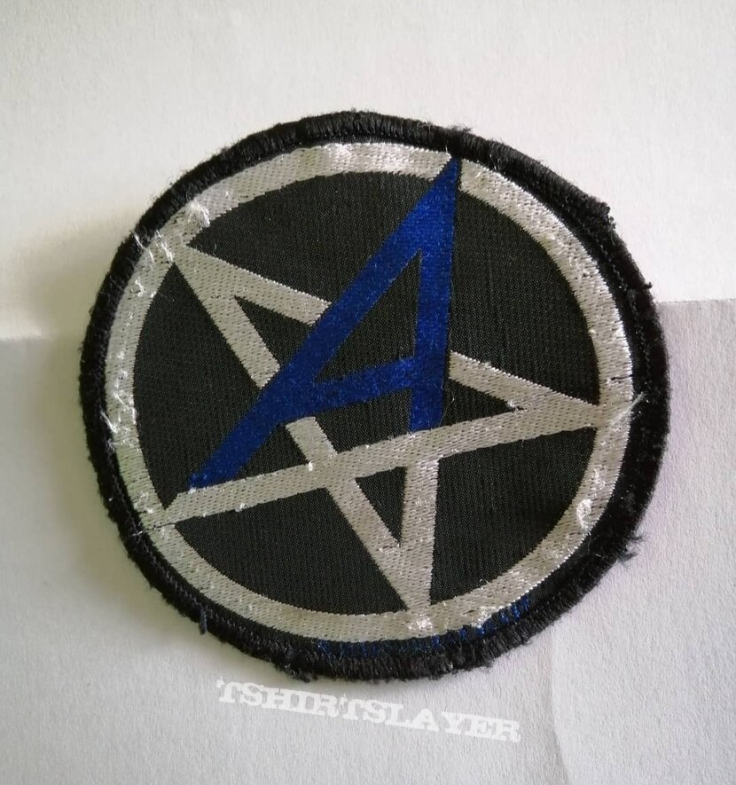 Anthrax woven patch