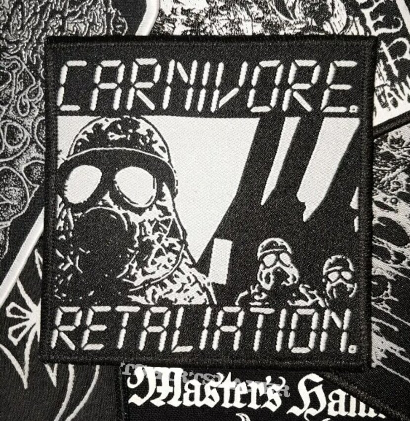 Carnivore - Retaliation woven patch