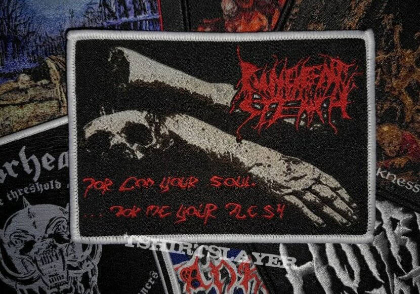 Pungent Stench - For God Your Soul ... For Me Your Flesh woven patch