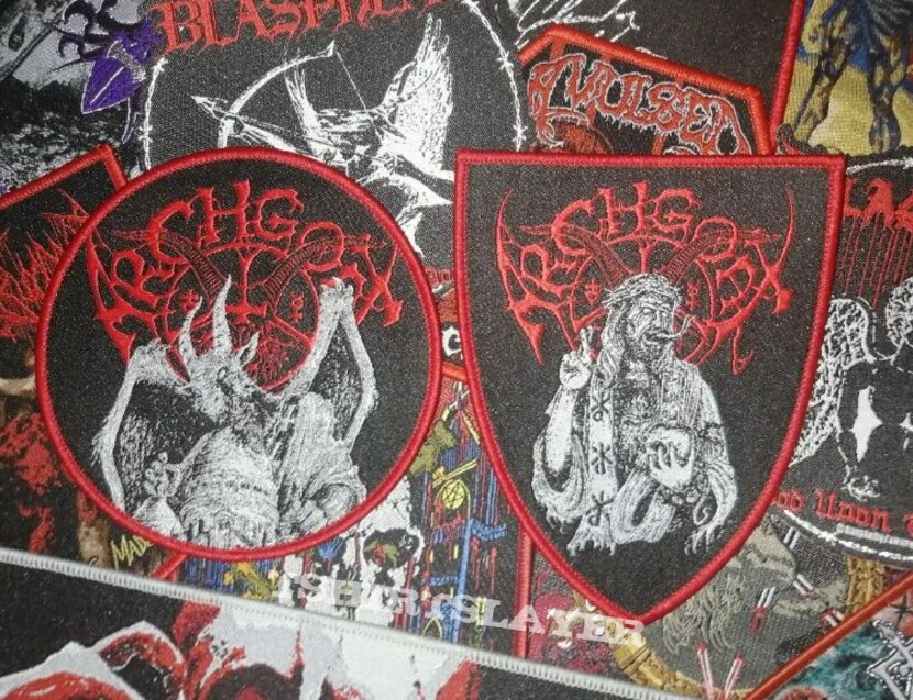 Archgoat woven patches