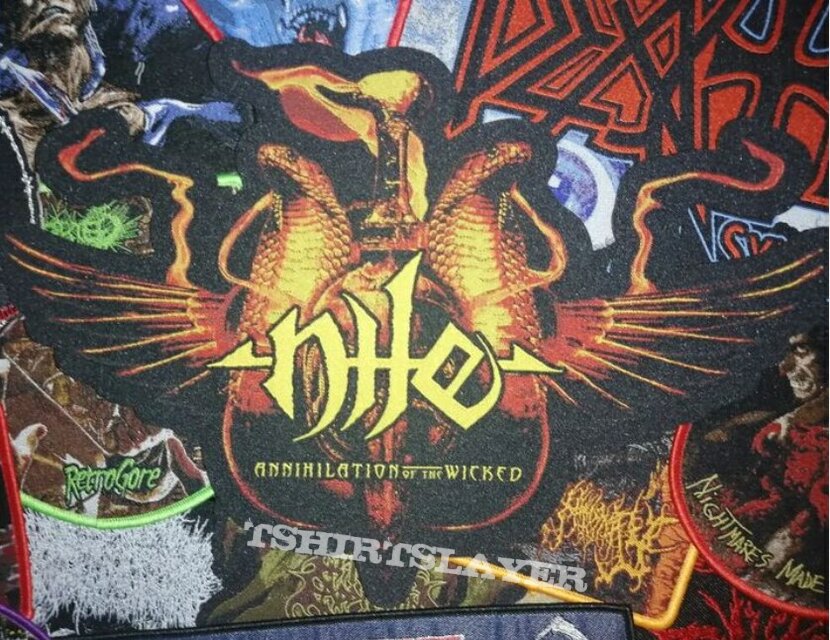 Nile - Annihilation of the Wicked oversized woven patch