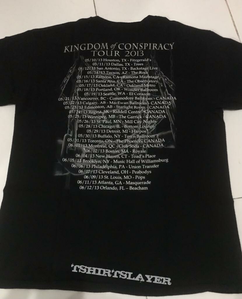 Immolation - Kingdom of conspiracy tour 2013