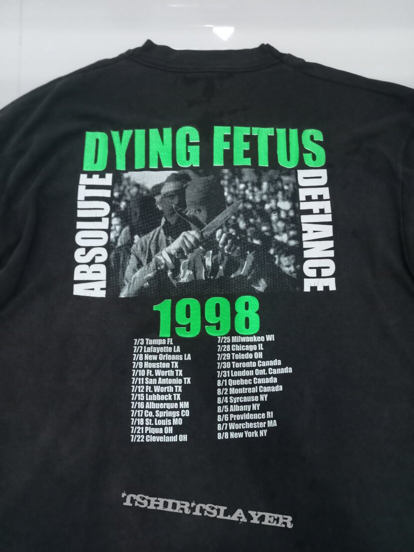 Dying Fetus - Absolute Defiance tour 1998