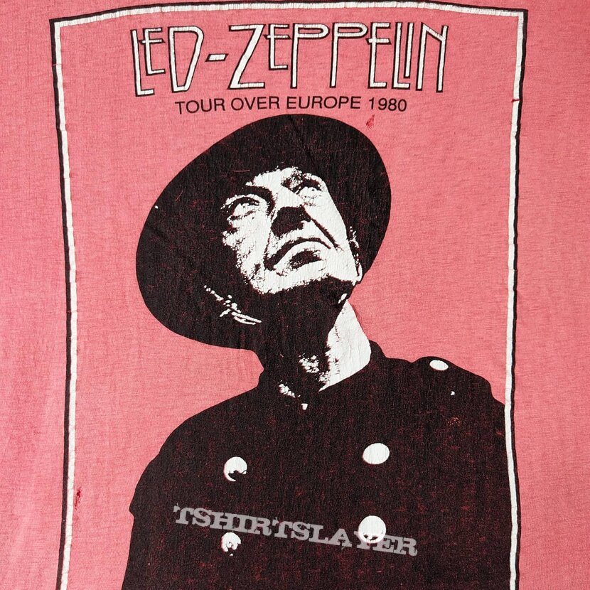 1980 Led Zeppelin Tour Over Europe XL