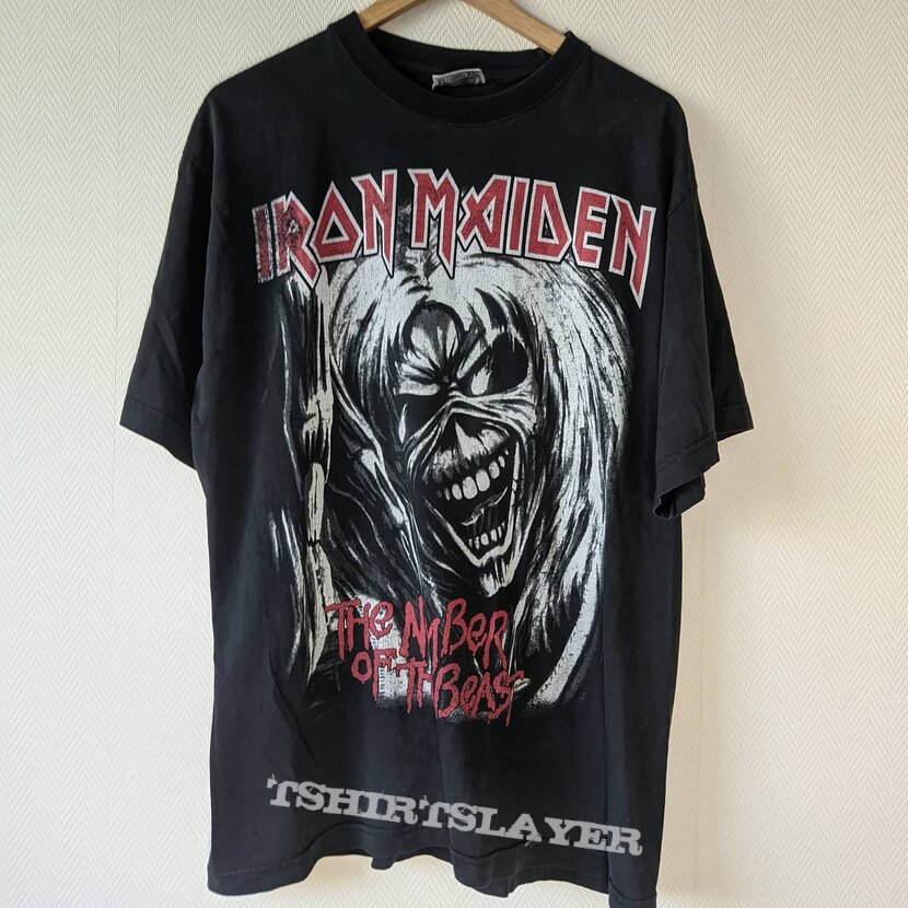 90&#039;s Iron Maiden Number of the Beast Bootleg XL