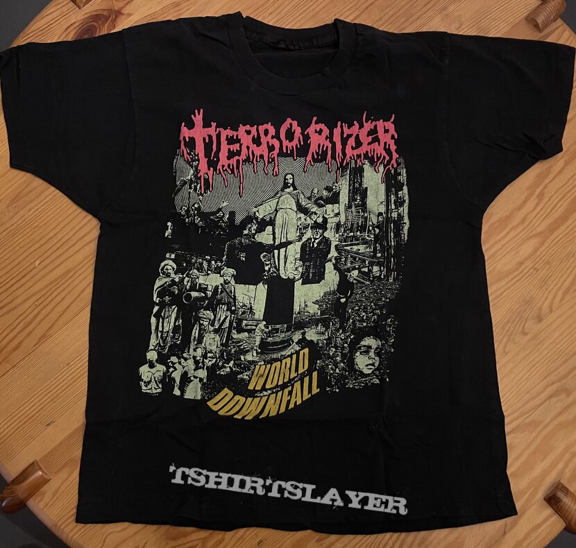 Terrorizer - OG World Downfall Shirt Size L | TShirtSlayer TShirt and ...