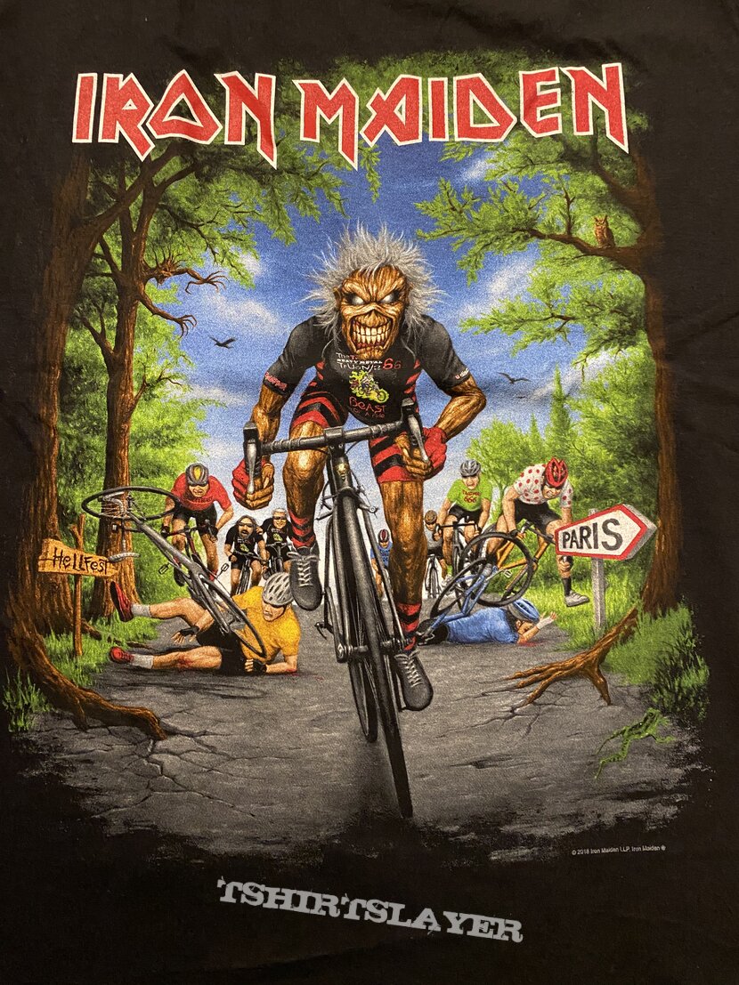 Iron Maiden Legacy Of The Beast Tour De France Shirt 2018 | TShirtSlayer  TShirt and BattleJacket Gallery