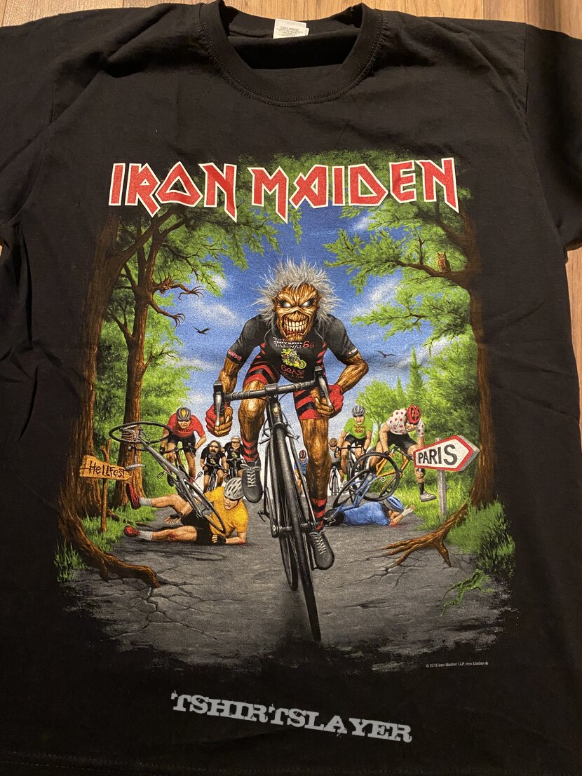 Iron Maiden Legacy Of The Beast Tour De France Shirt 2018 | TShirtSlayer  TShirt and BattleJacket Gallery