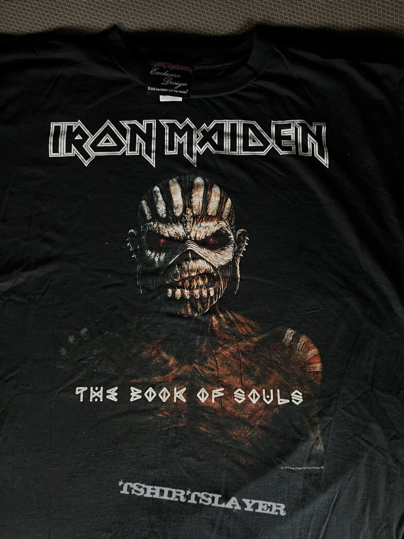 Iron Maiden The Books Of Souls Album Cover Shirt 2015