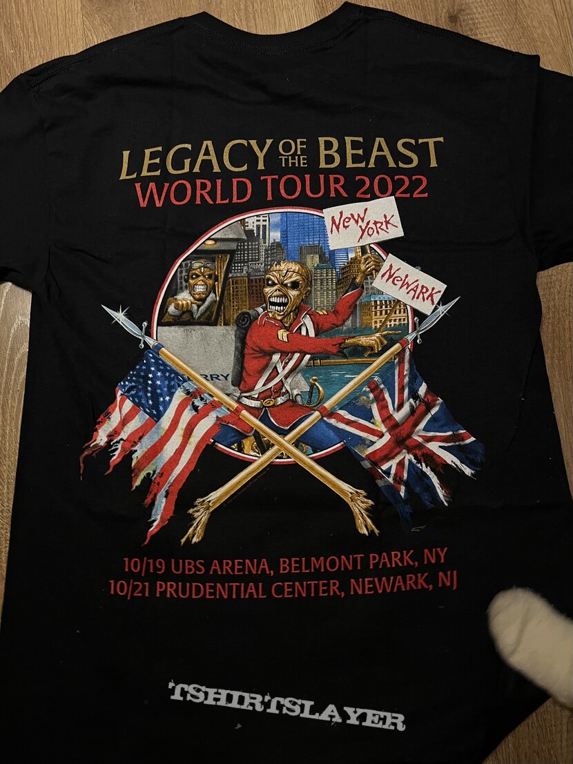 Iron Maiden Legacy Of The Beast New York Event Shirt 2022