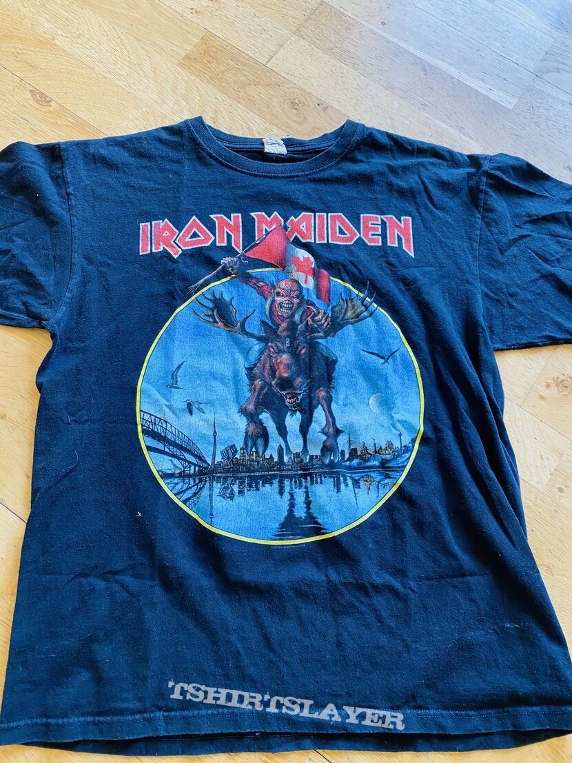 Iron Maiden Maiden England Canadian Tour Shirt 2012