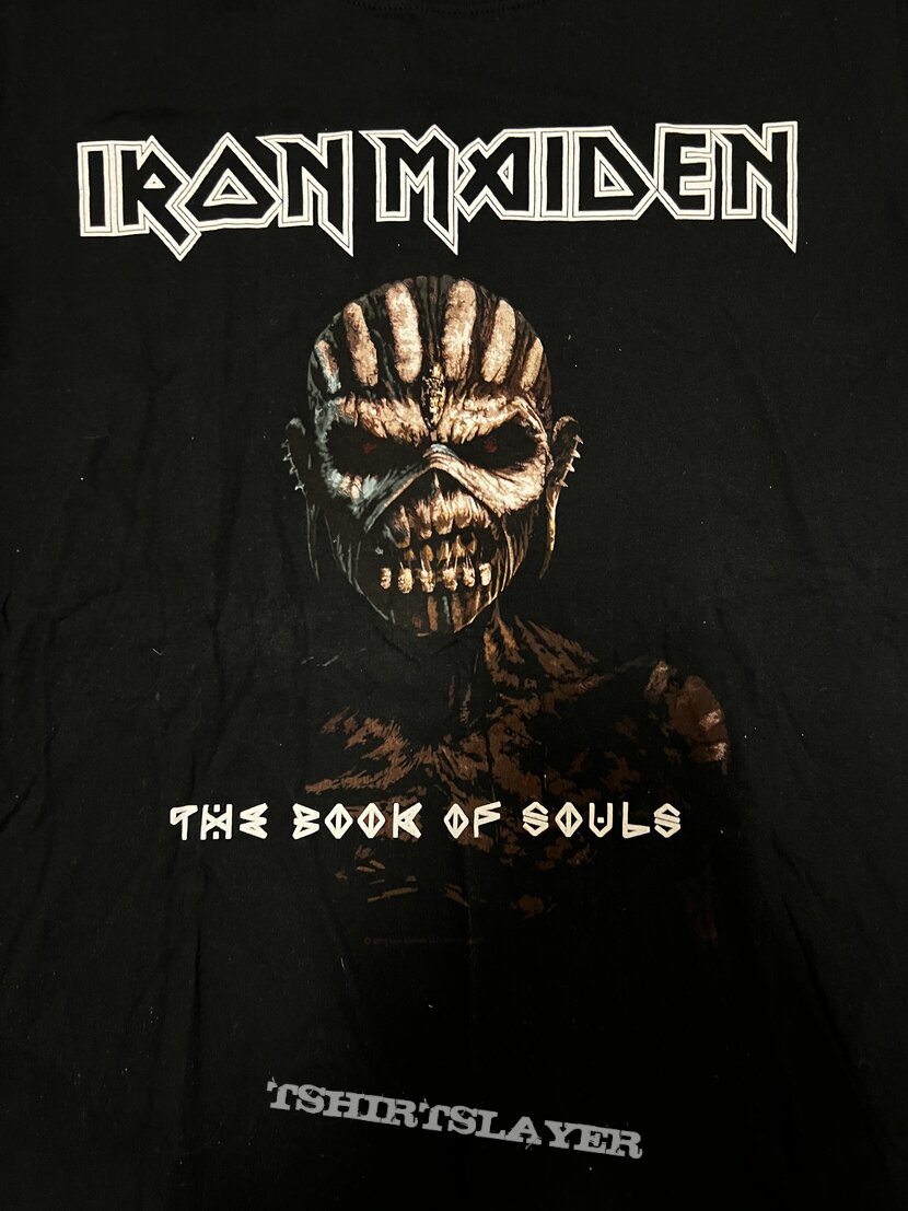 Iron Maiden The Book Of Souls Norwegian Warner Promo Shirt 2015