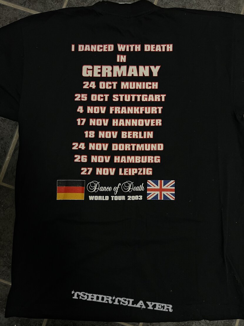 Iron Maiden Dance Of Death Germany Event Shirt 2003
