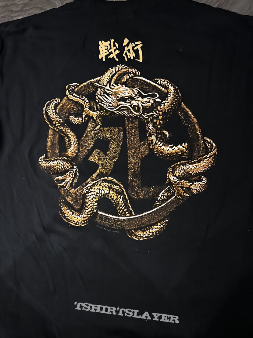 Iron Maiden Senjutsu Eddie Tsuba Gold Shirt 2021
