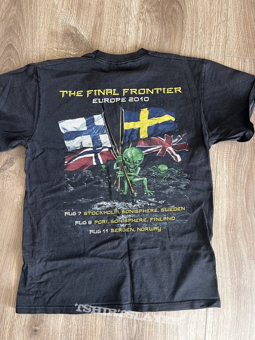Iron Maiden The Final Frontier Nordic Event Shirt 2010