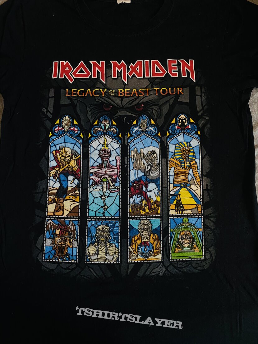 Iron Maiden The Legacy Of The Beast European Tour Shirt 2018 | TShirtSlayer  TShirt and BattleJacket Gallery