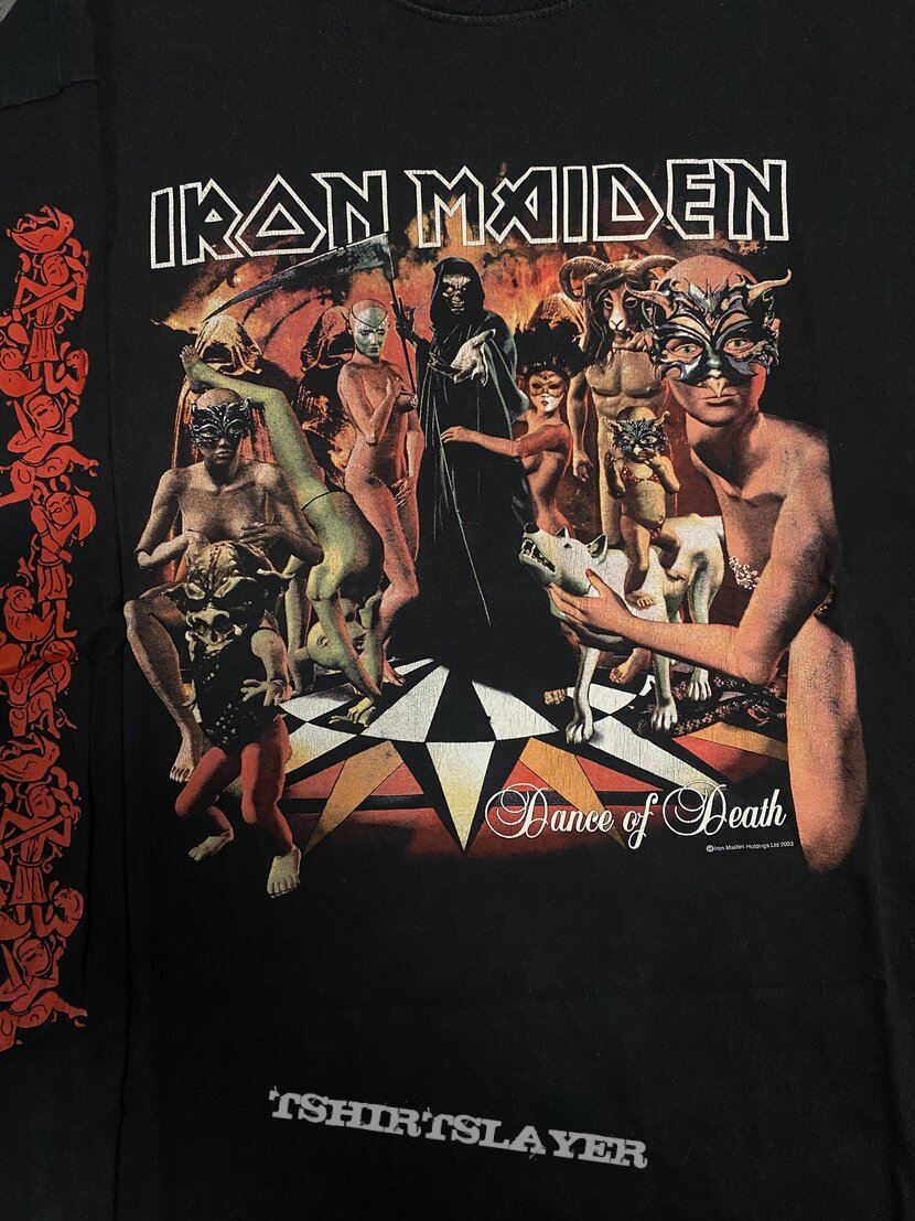 Iron Maiden Dance Of Death Longsleeve Shirt 2003 | TShirtSlayer TShirt and  BattleJacket Gallery