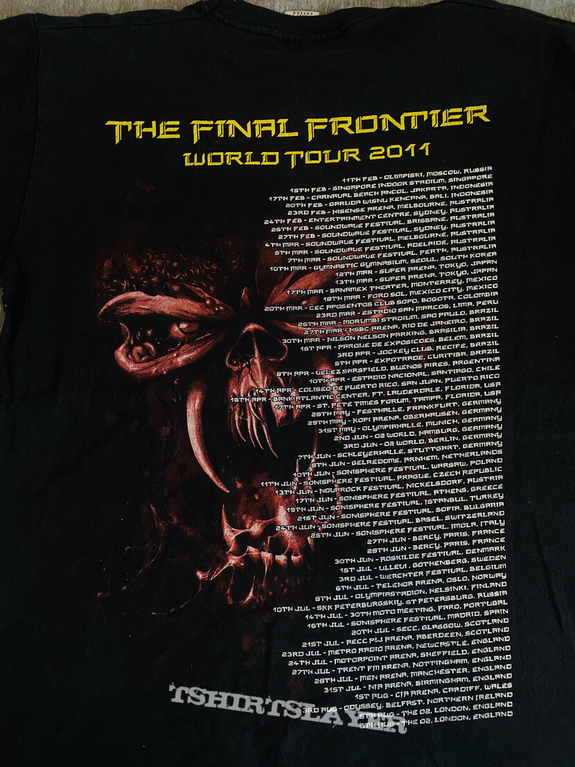 Iron Maiden, Iron Maiden The Final Frontier World Tour Shirt 2011 TShirt or  Longsleeve (IronKonst's) | TShirtSlayer