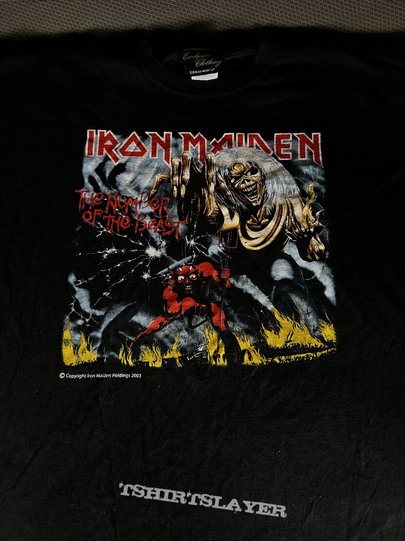 Iron Maiden The Number Of The Beast Shirt 2002