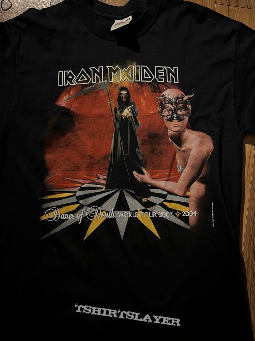 Iron Maiden Dance Of Death Sweden Event Shirt 2003