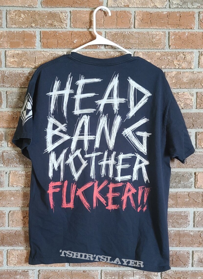 Machine Head Machine Fucking Head Headband Motherfucker Tee