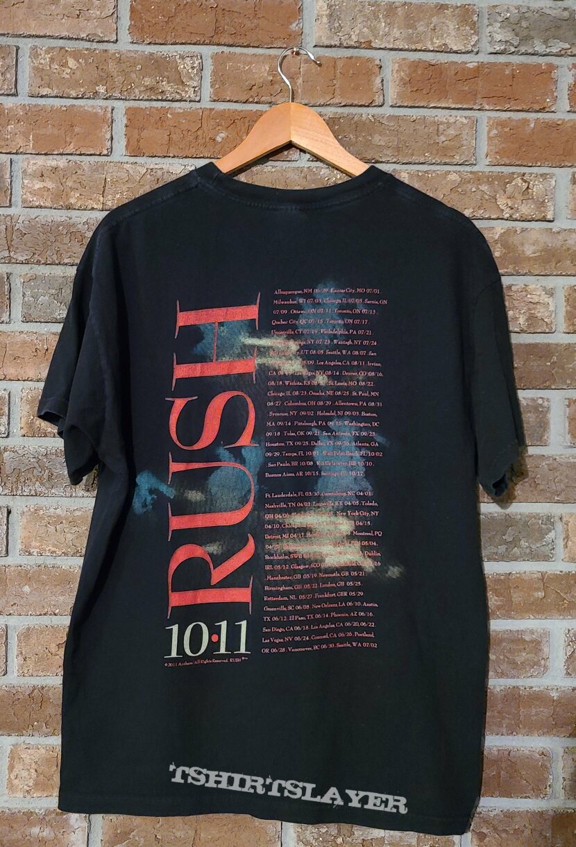 Rush Time Machine 10/11 Tour Shirt Large