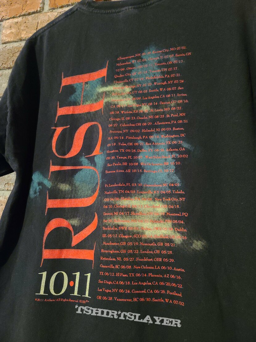 Rush Time Machine 10/11 Tour Shirt Large