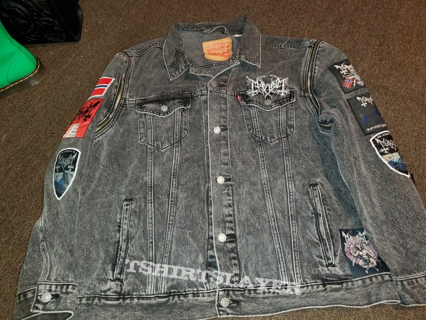 Mayhem, Mayhem Battle Jacket Battle Jacket (Hate 199O's) | TShirtSlayer